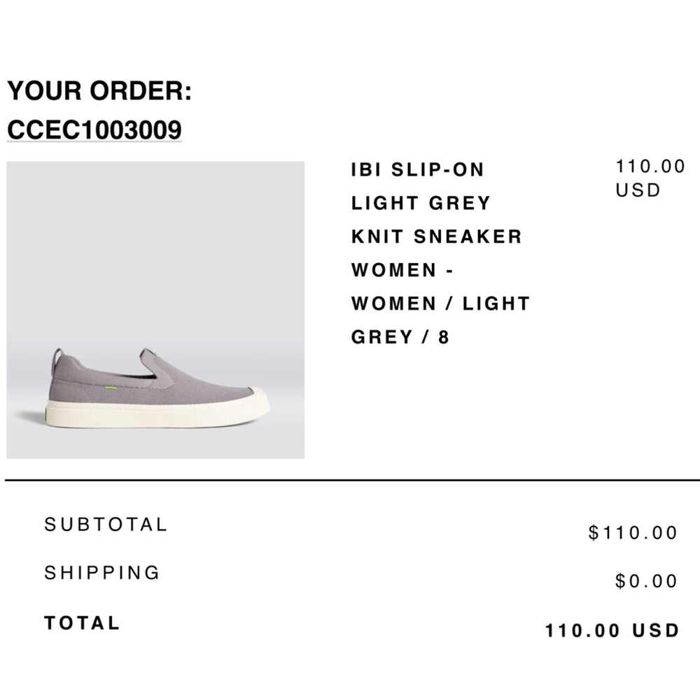 NWT slip on Carimu sneakers